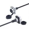 SL16-TYPE C Adaptor Plastic Male Female IP67 Waterproof Data Extension Cable USB Connector Gold-Plated Contacts LED Light 0.5M