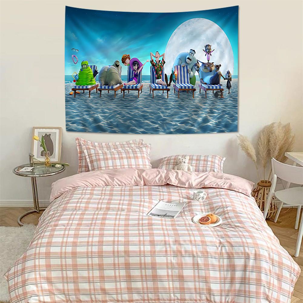 Anime Hotel Transylvania Hanging Bohemian Tapestry Bohemian Wall Tapestries Mandala Kawaii Room Decor