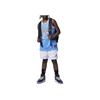 Jordan Letter Logo Pattern Printed Sports Vest Kids Basketball Jersey Kids Tops Blue 95A773-B9F