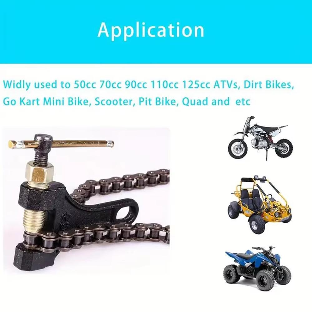1Pcs 420-530 Chain Fitment Chain Breaker Tool Chain Riveting Tool for DIY Chain Repair