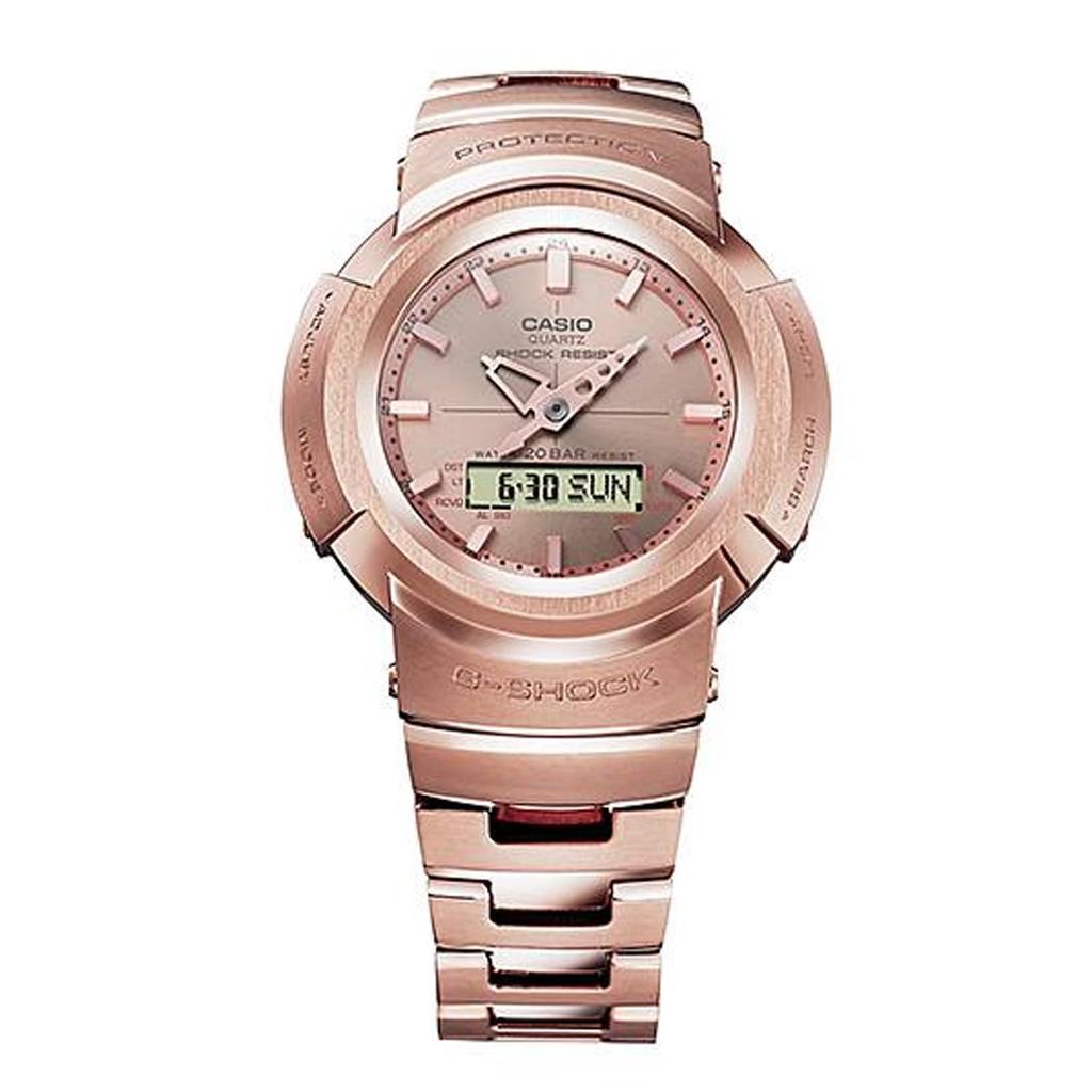 Часы CASIO радио солнечные зарубежная модель G-SHOCK AWM-500GD-4A мужские [предмет]