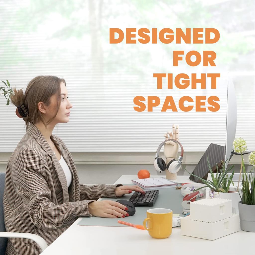 Беспроводная клавиатура Perixx с подсветкой, мини-клавиатура Tenkeyless, перезаряжаемый USB-приемник, клавиши-пантографы, белая подсветка PERIBOARD-732BTC 2.4G - -