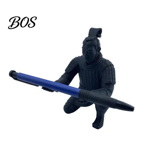 Multifunctional Pen Holder Terracotta Warrior Desk Decor, 3D Printed Soldier Stand for Sturdy Plastic Decor Office, Creative Ancient Pencil