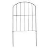 Decorative Garden Fence Easy Assembly Arched Ground Stakes Metal Dog Border Fence for Yard Patio Outdoor