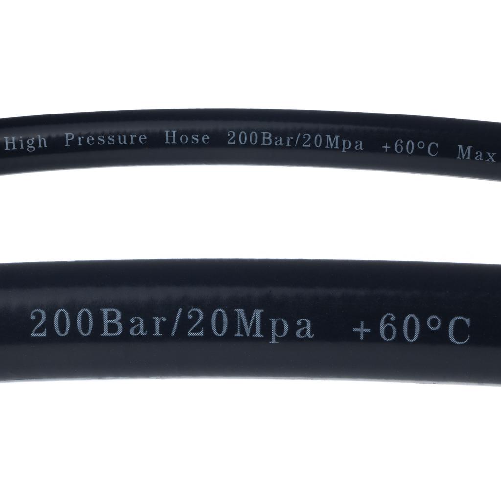 Rosfix Wąż Wysokociśnieniowy 10m Quick Connect – System Click Connect | Oplot Nylonowy | Ciśnienie Max 200 Bar