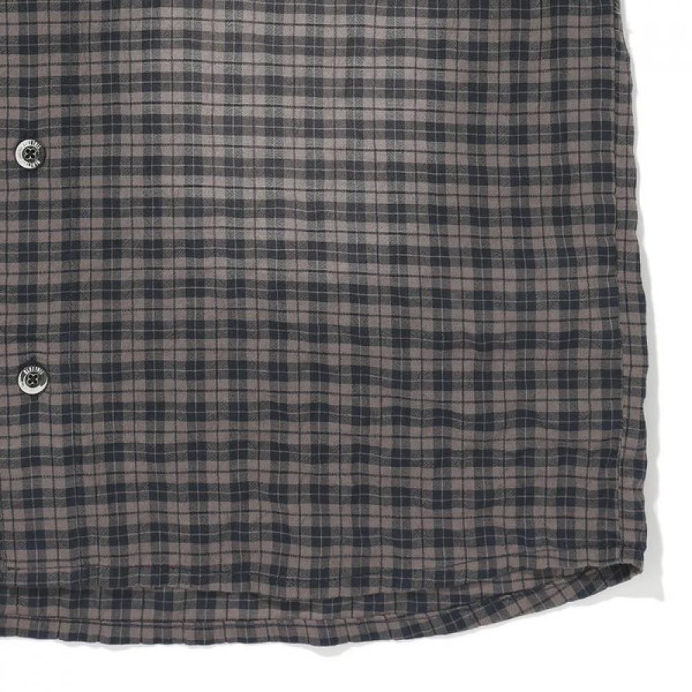 Bluetail Brown Check Shirt Aaa1bl02bn