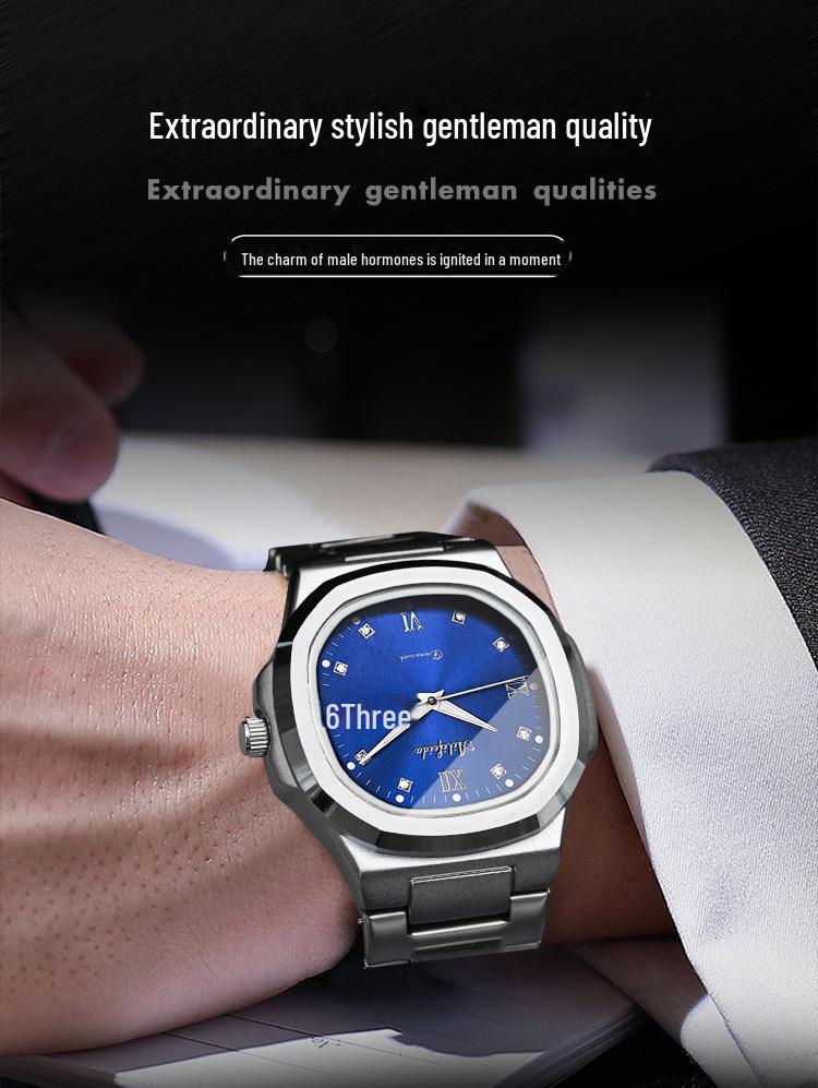 Мужские кварцевые часы Elifida Nautilus с застежкой-бабочкой