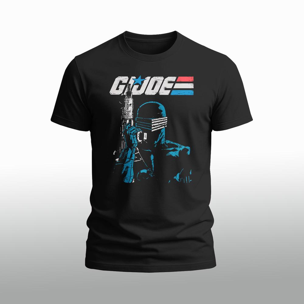 GI Joe Snake Eyes logo funny T-Shirt Size S-5XL Made in USA Unisex T-Shirt