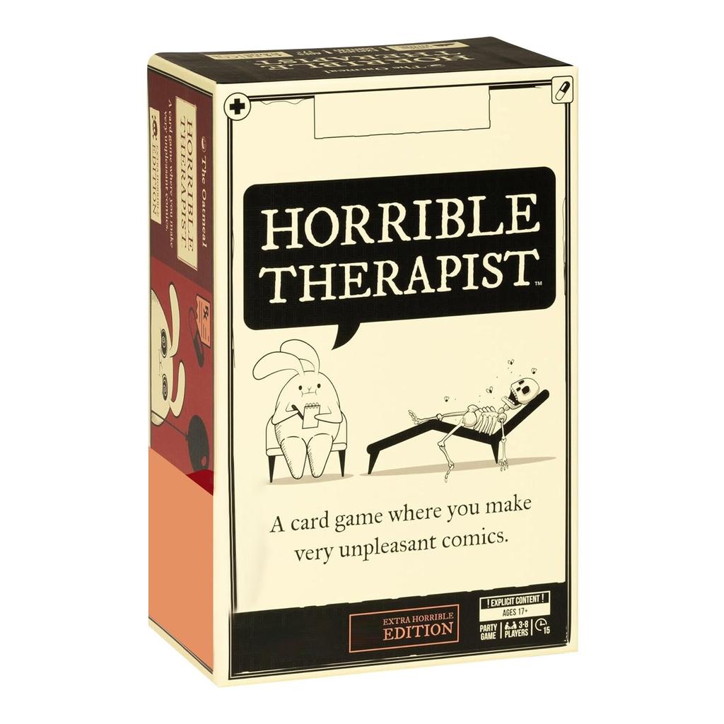 Карточная игра, в которой вы создаете очень неприятные комиксы. Карточная игра для взрослых от 3 до 8 игроков в возрасте от 17 лет. Игры для вечеринок и семейных игр.