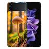 Эстетичный чехол для телефона с грибами для Samsung Z Flip 6 7 5G Galaxy Z Flip 5 4 3 5G Чехлы Ударопрочный Жесткий чехол ТПУ