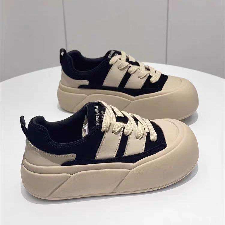 Ретро-обувь для сноуборда, женская весна и осень, новинка, модная обувь, универсальная, студенческая, спортивная, маленькая белая обувь