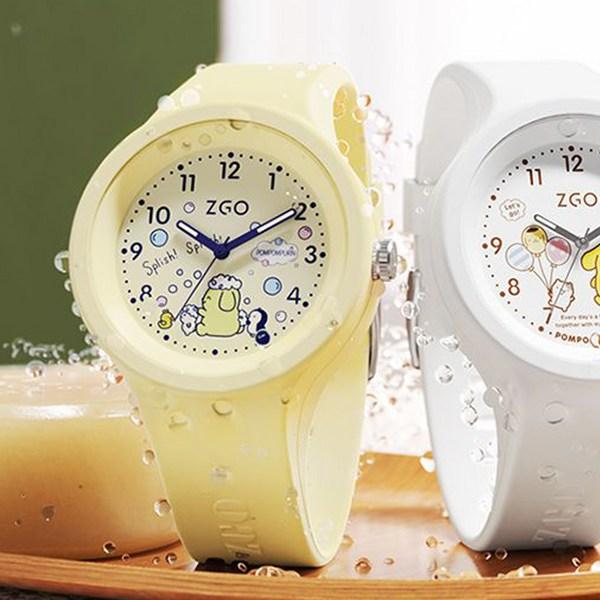 Часы Sanrio с люминесцентным ремешком 9 видов, подарочные часы с футляром, студенческие часы, женские часы, светящаяся часовая стрелка, водонепроницаемые на каждый день