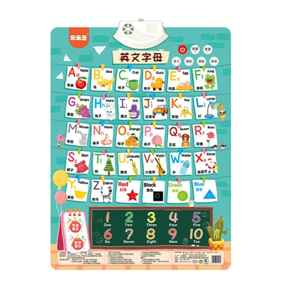 Kids Gifts Number Audio Book Audio Wall Chart Cognitive Enlightenment Chart Early Education Toy