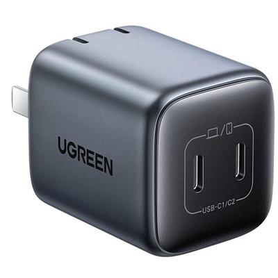Ugreen Быстрое зарядное устройство GaN с двумя портами, 45 Вт