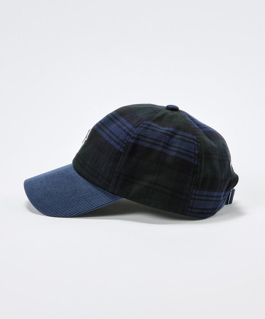 [Munsingwear] Кепка Бейсболка в клетку Kinloch Anderson Стильная для гольфа MG4FCP03U NVGR (Синий x Зеленый)