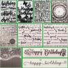 Happy Birthday Plastic Embossing Folder for Scrapbooking DIY Photo Album Card Decor Art Template Cake Present Gift