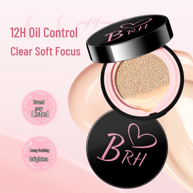BRH Сияющий Beauty Cushion Тональный крем - Стойкий, Водостойкий, Контроль жирности, Маскирующий, Плотно прилегающий, Не скатывается, Не размазывается BB Крем.
