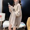 Autumn Pullovers Turtleneck Sweaters for Women Fashion Winter Long Sleeve Loose Knitted Sweater Woman Vintage Solid Soft Warm Knitwear Jumpers 25405