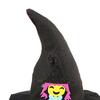 Lightweight Pet Headgear Halloween Cat Witch Hat, Fun Hat with Adjustable Elastic Strap, Cartoon Comfortable Headwear Ghost Pumpkin Bat Skull for Cats