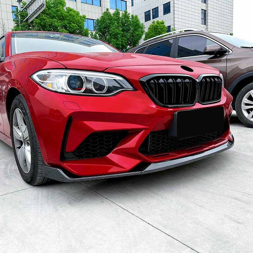 Car Front Bumper Splitter Lip For BMW F87 M2 CS Coupe 2016-2021 Diffuser Spoiler Lip Bumper Guard protector