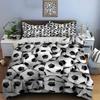 Football Print Bedding Set Sports Enthusiast Duvet Cover 1 Duvet Cover 2 Pillowcases Adult And Children Bedding Set Luxury Gifts