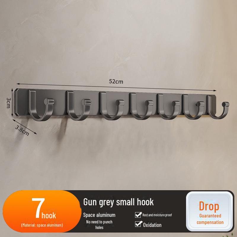 Крепкий настенный крючок для кухни и ванной комнаты - настенная и дверная вешалка без проколов для одежды