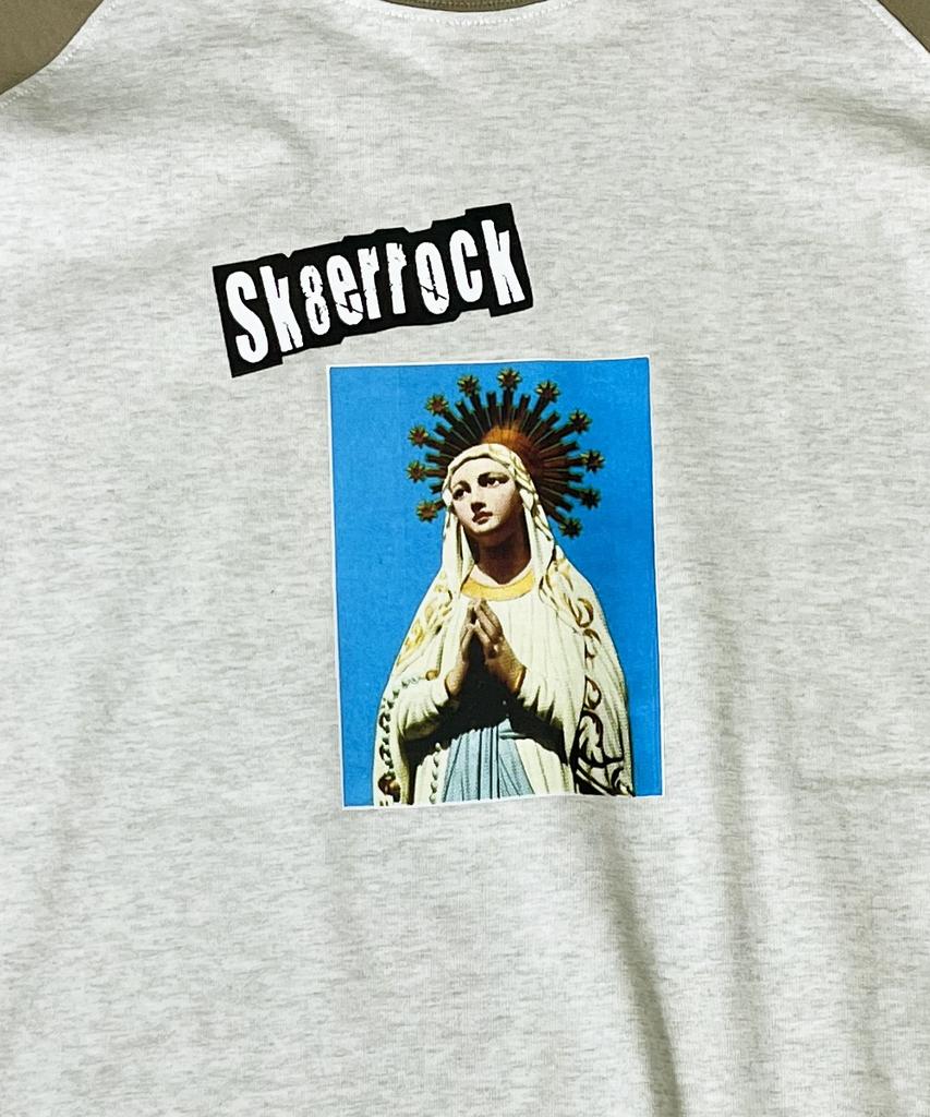 SK8ER ROCK Футболка с рукавами реглан Mary ((Овсяный/Бежевый))