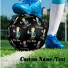 Custom Text Size 5 Soccer Ball, Standard Match Football For OutdoorFallout Vault Boy