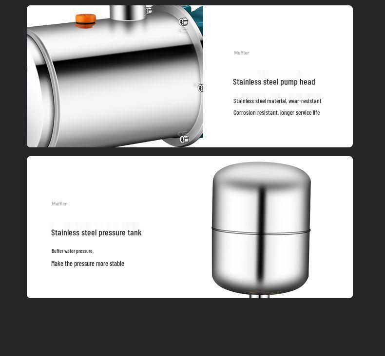 Automatic Stainless Steel Self-Priming Screw Pump for Household Water Boosting and High Head Suction