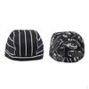 2 Pieces Unisex Kitchen Catering Chef Skull Cap Tie Back Pirate Hat Headwrap Bandana