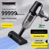 Compact Dual-Use Wireless Car Vacuum Cleaner with Super Suction and Blowing Function for Home and Car