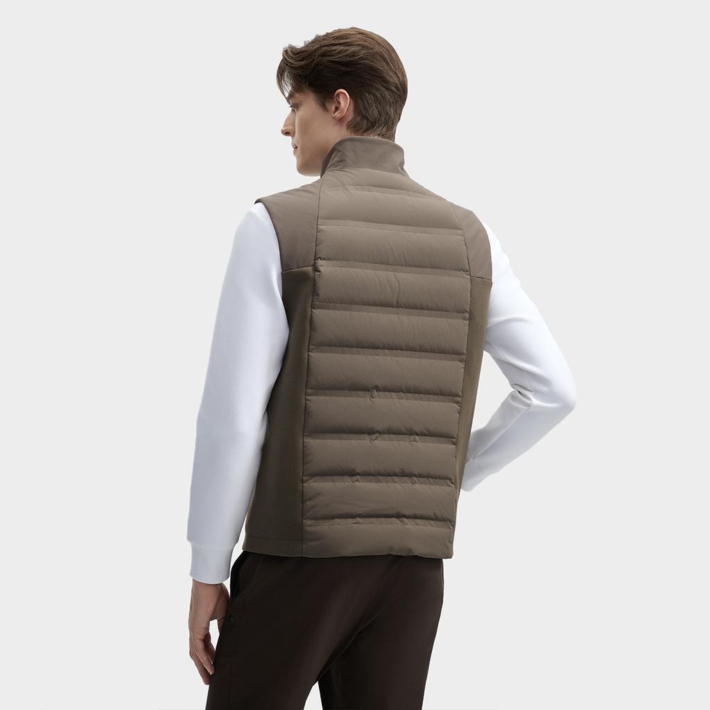 New FILA Down Vest Men's Caramel Coffee F11M443909FBN