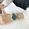 Classic Girls Leather Wrist Watch Round Dial Women's Quartz Watch Clock Elegant   Check The Time