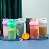 Protein Shaker Cup with Blender Ball 500ml Wide Mouth Shaker for Easy Mixing Portable