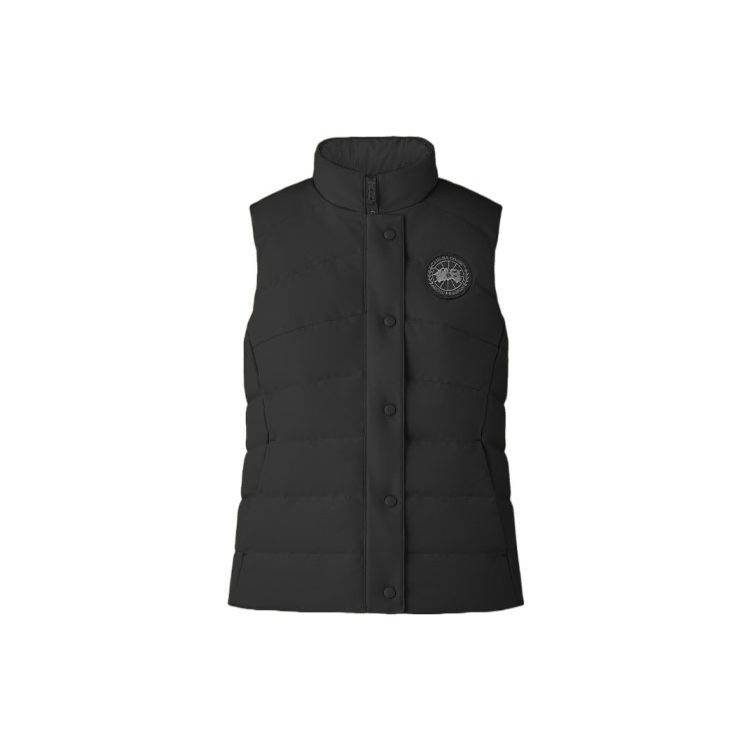 Canada Goose Black Label Freestyle Vest Black Women Streetwear 2836LB-61