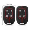 Для GMC Terrain Acadia силиконовый чехол для автомобильного ключа для Chevrolet Tahoe Yukon XL защитный чехол для ключа дистанционного управления для брелка сигнализации