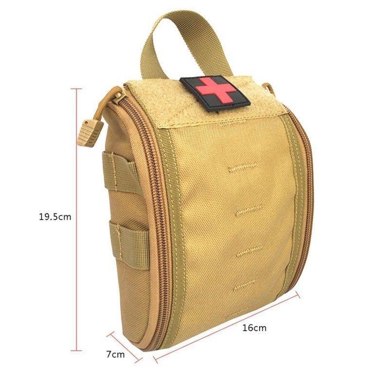 First Aid Kit Emergency Kit Tactical Survival EDC Molle Rip-Away EMT Pouch Bag IFAK Medical  Outdoor Tool