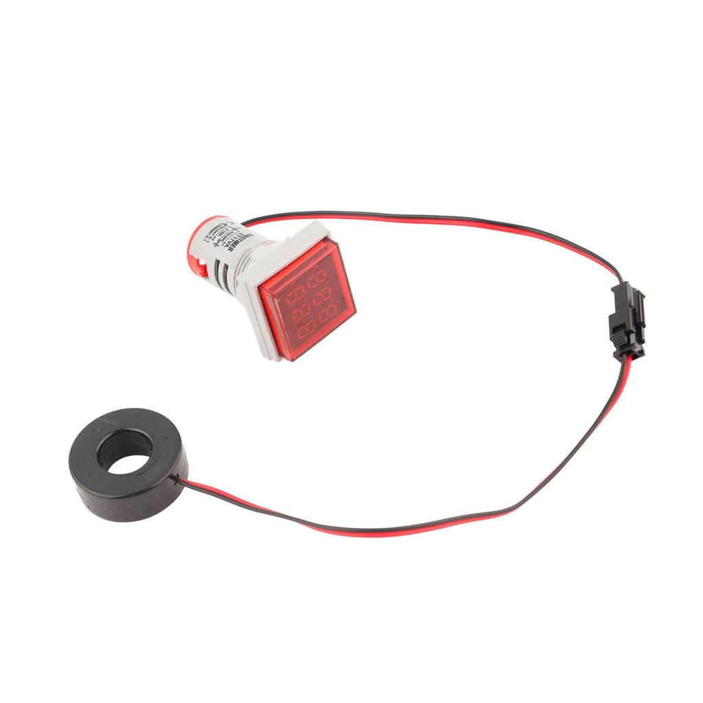 LED Digital Display AC Voltage Current Meter Indicator 22mm 0 100A Meter Indicator