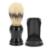 Men\\\\\\\'s Shaving Brush Face Cleaning Bristle Soft Hair Shaving Brush with Black Drip Stand Holder