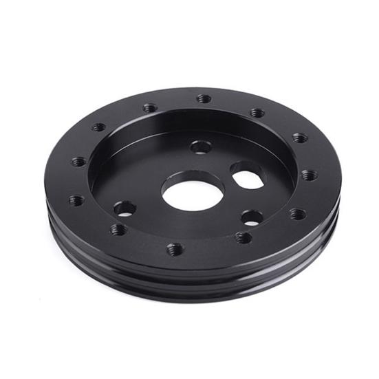 Steering Wheel Bolt Adapter, 6 Hole to 3 Hole Aluminum Hub Spacer, 0.5" 1" Thickness for Racing Car Steering Column