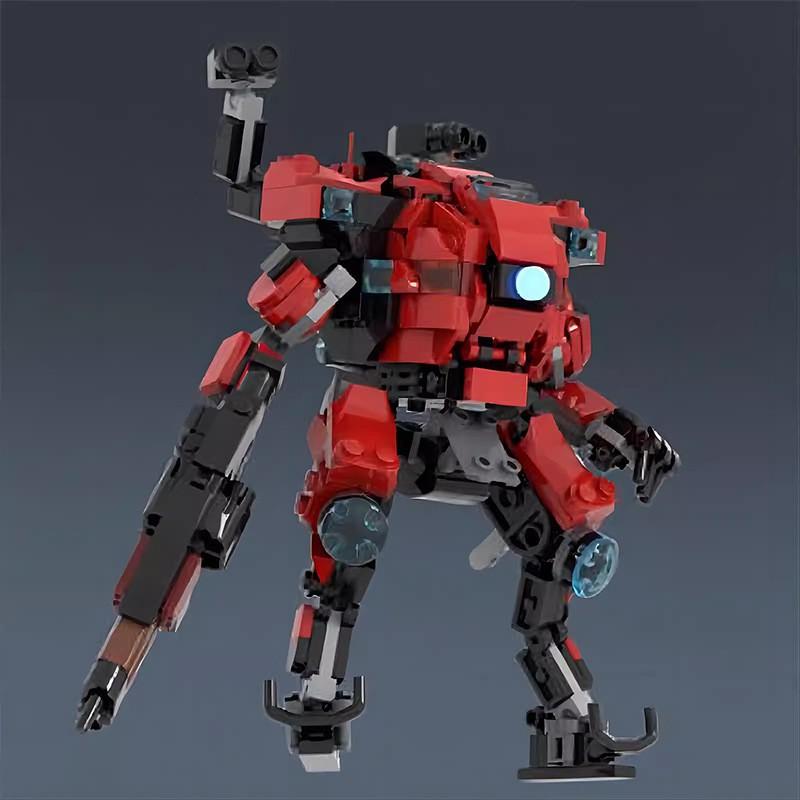 M-166487 Титанфолл 2 Имперский Мех, Совместим с Фигуркой Лего Мальчик Собранный Строительный Блок Подарок