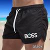 2025 Summer New Men's Quick-Drying Swim Trunks Sports Pants Swimwear Beach Shorts Jogging Shorts Sports Creative Letter Printing
