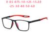 Квадратные очки от близорукости с большой оправой и защитой от синего света для женщин, спортивные, студенческие, для коррекции зрения, от 0 -0.5 -0.75 до -6.0