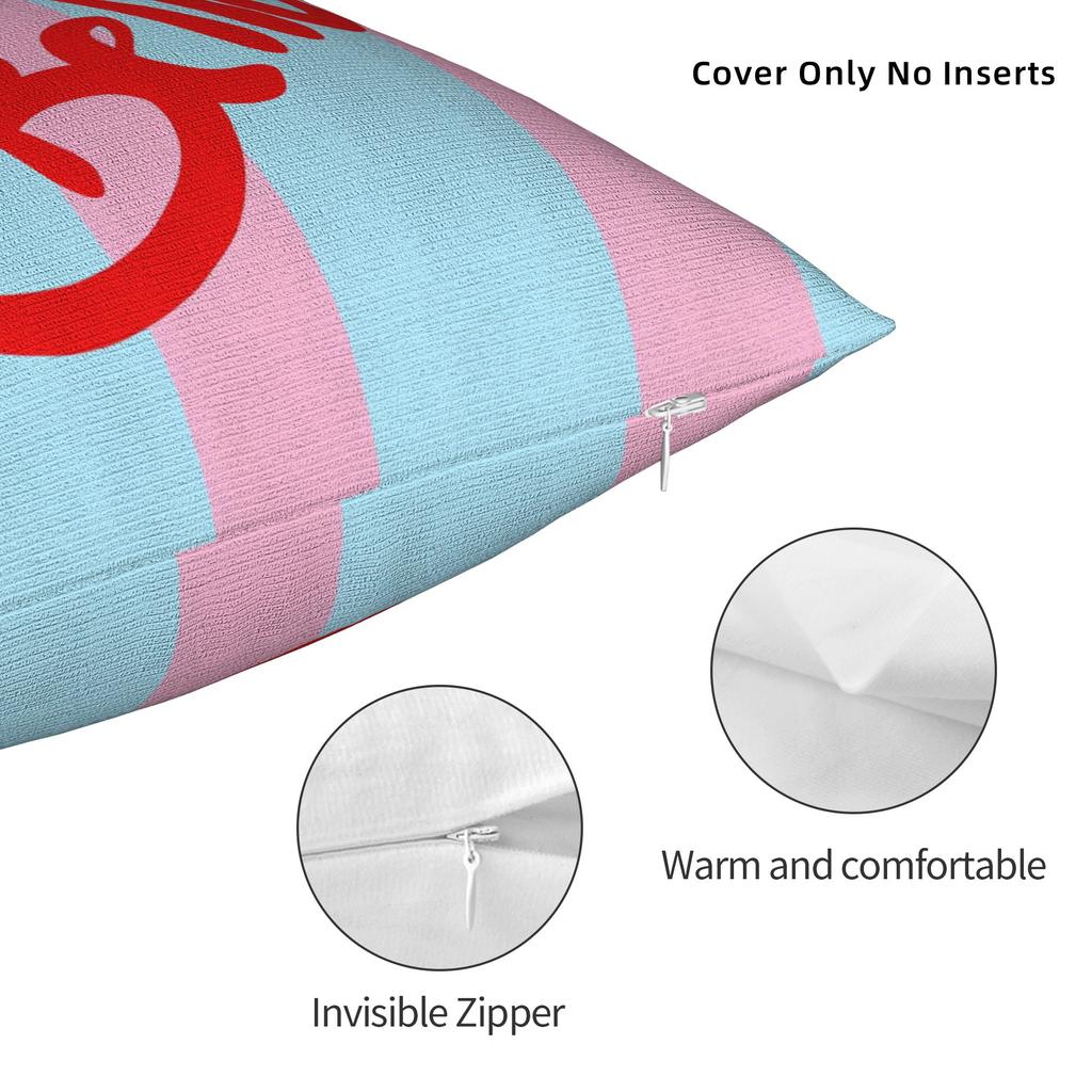 Ciao Bella Art Design Pillow Case Graphic Pillow Cover For Chair Sofa Home Decor Kawaii Pillowcases