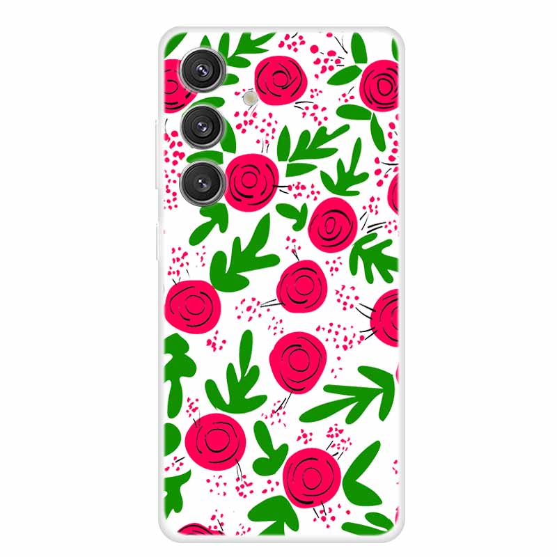 Мягкая задняя крышка для Samsung S23 S 24 Ultra Силиконовые TPU чехлы для телефона для Samsung Galaxy S 23 Plus S24 FE Прозрачные Clear Coque