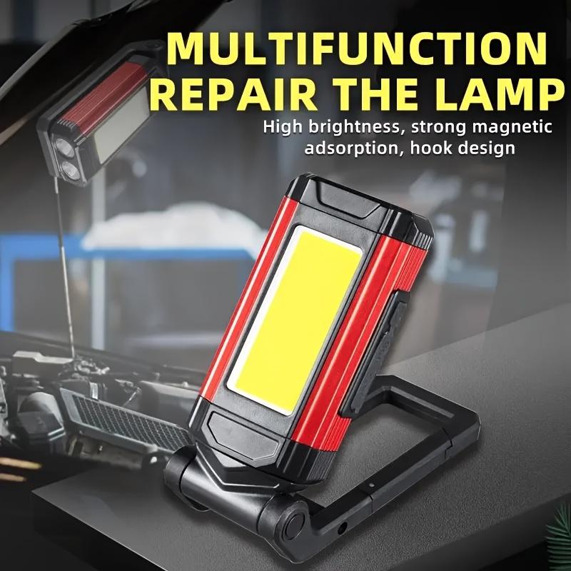 Многофункциональный зарядный рабочий свет с магнитной базой, 5 режимов освещения, ультраяркий и портативный, для улицы, кемпинга, мастерской, аварийного освещения