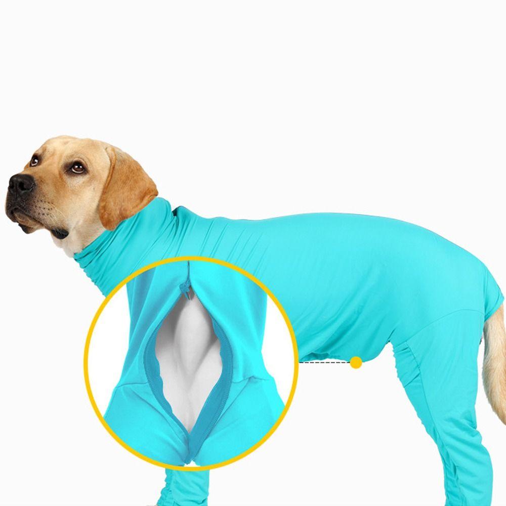 Breathable Dog Pajamas Long-sleeved Dog Soothing Clothes Dog Outfits Pet Dog Jumpsuit  Home Wear