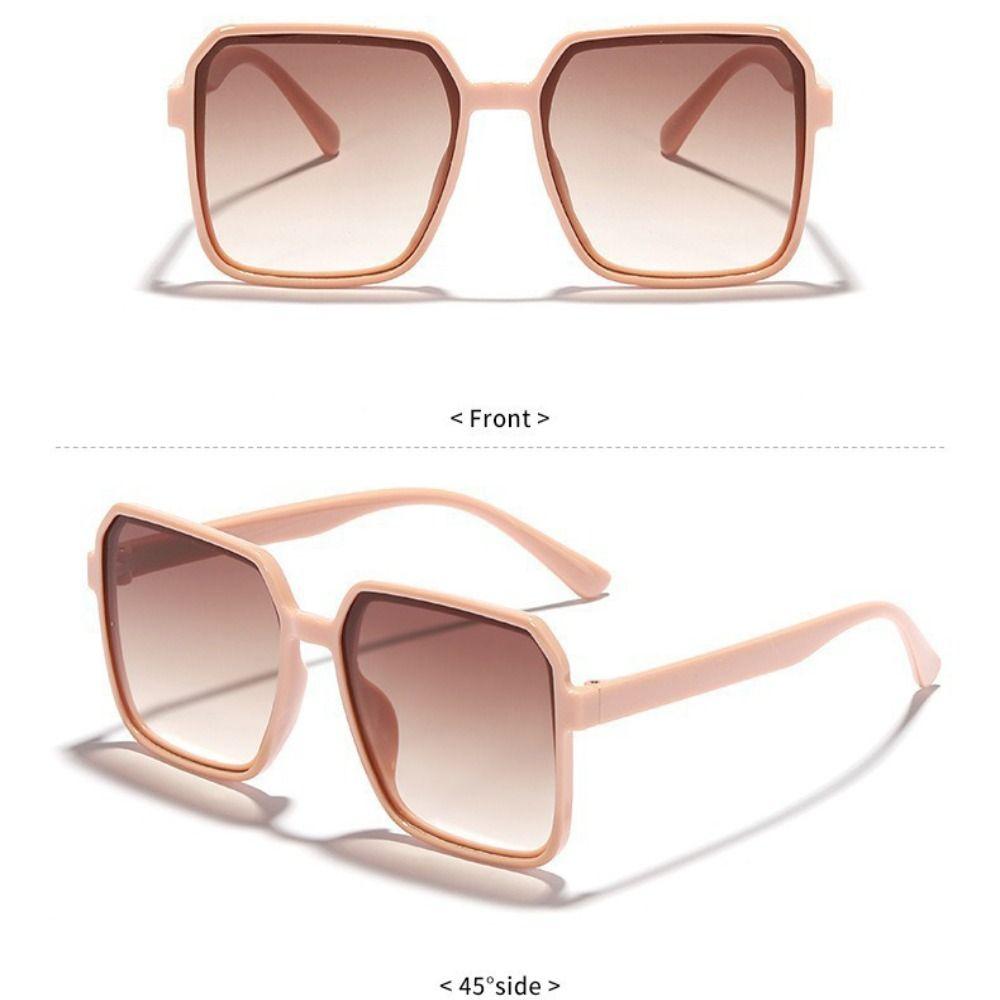 Anti-Glare Sunglasses Lightweight Oversize Sunglasses Trendy Square Sunglasses Outdoor
