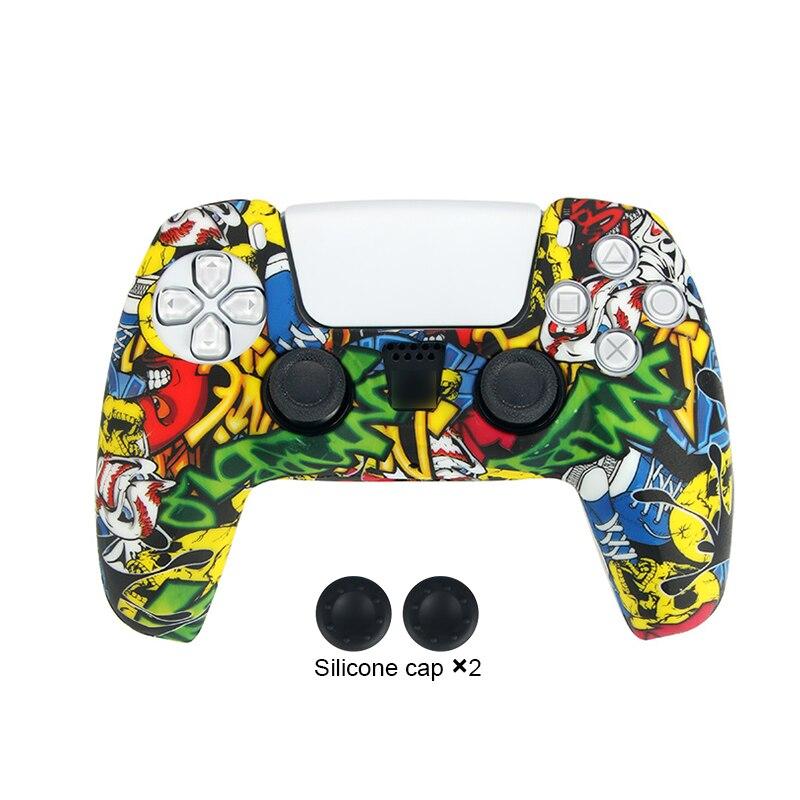DATA FROG Противоскользящий силиконовый чехол, защитный чехол для кожи для Playstation 5, защитный чехол для контроллера PS5, аксессуары для геймпада