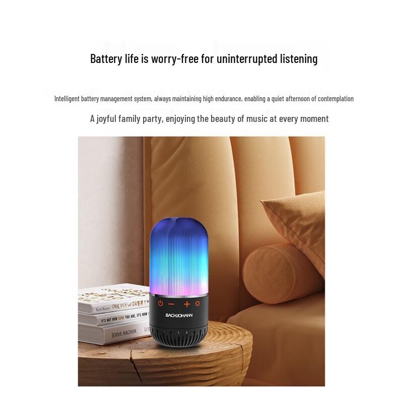 Bach Johann Q8 Portable HIFI Bluetooth Speaker